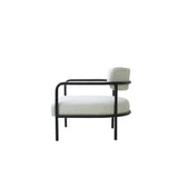 Lisbon Occasional Chair Black Alumunium Arm