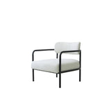 Lisbon Occasional Chair Black Alumunium Arm