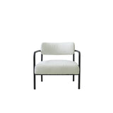 Lisbon Occasional Chair Black Alumunium Arm