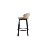 Glide Chair Upholstered Seat Oak