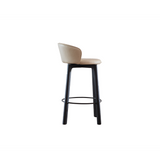 Glide Chair Upholstered Seat Oak