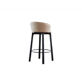 Glide Chair Upholstered Seat Oak