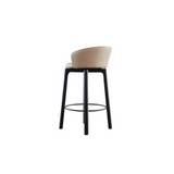 Glide Chair Upholstered Seat Oak
