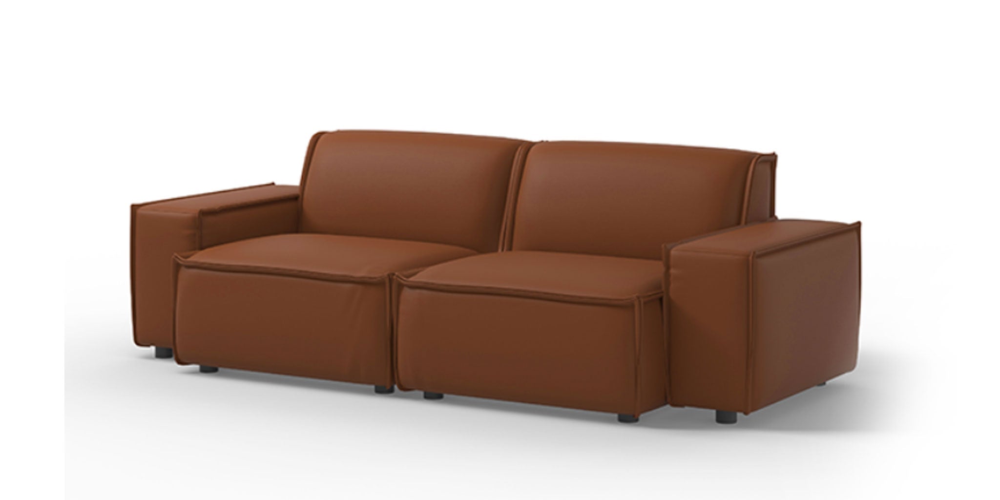 Vintage Leather 2 Seater Sofa: Sentuhan Klasik yang Elegan dan Mewah