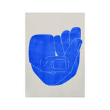 Blue Hand / Risograph