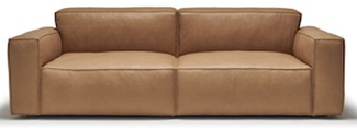 Baker Sofa 3 seater 220 (Montana Canyon Leather, Light Oak)