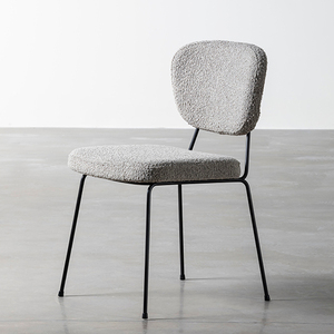 Roots & Branch - Luna Chair seat (Upholstery: Symphony Mills/Atlas #901,Legs: Blacksteel)W45xD54,5xH80cm