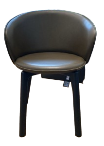 Sketch - Glide Chair (Upholstery L2 : Heritage 004 Hunter, Legs: Black Oak)